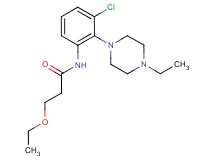 N-[3-chloro-2-(4-ethylpiperazin-1-yl)phenyl]-3-ethoxypropanamide