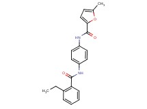 N-{4-[(2-ethylbenzoyl)amino]phenyl}-5-methyl-2-furamide