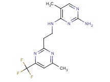 5-methyl-N~4~-{2-[4-methyl-6-(trifluoromethyl)pyrimidin-2-yl]ethyl}pyrimidine-2,4-diamine