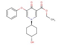 ethyl 1-(trans-4-hydroxycyclohexyl)-4-oxo-5-phenoxy-1,4-dihydropyridine-3-carboxylate