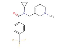 N-cyclopropyl-N-[(1-methyl-1,2,5,6-tetrahydropyridin-3-yl)methyl]-4-(trifluoromethyl)benzamide