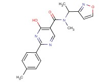 4-hydroxy-N-(1-isoxazol-3-ylethyl)-N-methyl-2-(4-methylphenyl)pyrimidine-5-carboxamide
