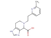 5-[2-(6-methylpyridin-2-yl)ethyl]-4,5,6,7-tetrahydro-1H-imidazo[4,5-c]pyridine-4-carboxylic acid