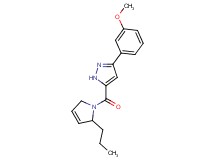 3-(3-methoxyphenyl)-5-[(2-propyl-2,5-dihydro-1H-pyrrol-1-yl)carbonyl]-1H-pyrazole