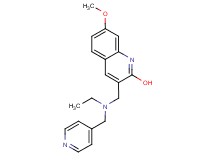 3-{[ethyl(4-pyridinylmethyl)amino]methyl}-7-methoxy-2-quinolinol