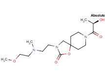 8-[(2R)-2-hydroxypropanoyl]-3-{2-[(2-methoxyethyl)(methyl)amino]ethyl}-1-oxa-3,8-diazaspiro[4.5]decan-2-one