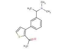 1-(3-{3-[1-(dimethylamino)ethyl]phenyl}-2-thienyl)ethanone