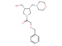 [(3R*,4R*)-1-[(benzyloxy)acetyl]-4-(4-morpholinylmethyl)-3-pyrrolidinyl]methanol