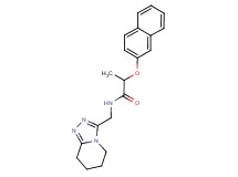 2-(2-naphthyloxy)-N-(5,6,7,8-tetrahydro[1,2,4]triazolo[4,3-a]pyridin-3-ylmethyl)propanamide