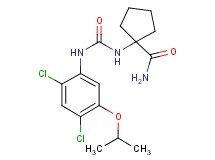 1-({[(2,4-dichloro-5-isopropoxyphenyl)amino]carbonyl}amino)cyclopentanecarboxamide