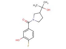 2-fluoro-5-{[3-(1-hydroxy-1-methylethyl)pyrrolidin-1-yl]carbonyl}phenol