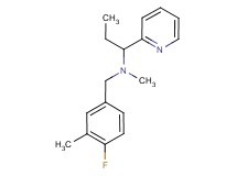 (4-fluoro-3-methylbenzyl)methyl(1-pyridin-2-ylpropyl)amine