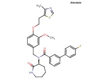 4'-fluoro-N-{3-methoxy-4-[2-(4-methyl-1,3-thiazol-5-yl)ethoxy]benzyl}-N-[(3S)-2-oxo-3-azepanyl]-3-biphenylcarboxamide
