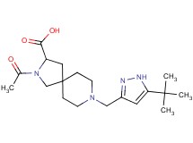 2-acetyl-8-[(5-tert-butyl-1H-pyrazol-3-yl)methyl]-2,8-diazaspiro[4.5]decane-3-carboxylic acid