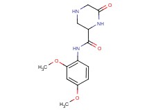 N-(2,4-dimethoxyphenyl)-6-oxopiperazine-2-carboxamide