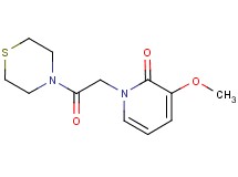 3-methoxy-1-(2-oxo-2-thiomorpholin-4-ylethyl)pyridin-2(1H)-one