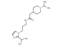 N-[3-(2-isopropyl-1H-imidazol-1-yl)propyl]-2-(1-isopropyl-4-piperidinyl)acetamide