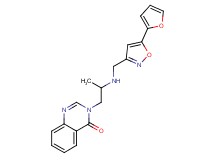 3-[2-({[5-(2-furyl)isoxazol-3-yl]methyl}amino)propyl]quinazolin-4(3H)-one