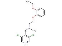 N-[(3,5-dichloropyridin-4-yl)methyl]-2-(2-ethoxyphenoxy)-N-methylethanamine