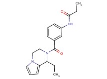 N-{3-[(1-ethyl-3,4-dihydropyrrolo[1,2-a]pyrazin-2(1H)-yl)carbonyl]phenyl}propanamide