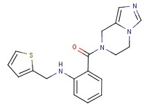 2-(5,6-dihydroimidazo[1,5-a]pyrazin-7(8H)-ylcarbonyl)-N-(2-thienylmethyl)aniline