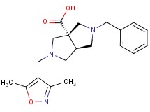 (3aS*,6aS*)-2-benzyl-5-[(3,5-dimethylisoxazol-4-yl)methyl]hexahydropyrrolo[3,4-c]pyrrole-3a(1H)-carboxylic acid