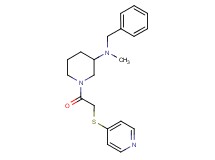 N-benzyl-N-methyl-1-[(4-pyridinylthio)acetyl]-3-piperidinamine