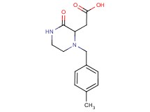 [1-(4-methylbenzyl)-3-oxo-2-piperazinyl]acetic acid
