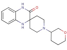 1-(tetrahydro-2H-pyran-3-yl)-1',4'-dihydro-3'H-spiro[piperidine-4,2'-quinoxalin]-3'-one