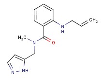 2-(allylamino)-N-methyl-N-(1H-pyrazol-5-ylmethyl)benzamide