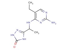 5-{1-[(2-amino-5-ethylpyrimidin-4-yl)amino]ethyl}-2,4-dihydro-3H-1,2,4-triazol-3-one