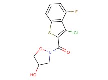 2-[(3-chloro-4-fluoro-1-benzothien-2-yl)carbonyl]-4-isoxazolidinol