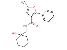 N-[(1-hydroxycyclohexyl)methyl]-5-methyl-2-phenyl-3-furamide