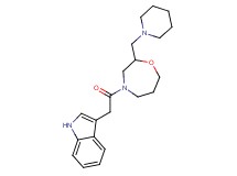 3-{2-oxo-2-[2-(piperidin-1-ylmethyl)-1,4-oxazepan-4-yl]ethyl}-1H-indole