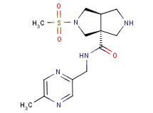 (3aR*,6aR*)-N-[(5-methylpyrazin-2-yl)methyl]-2-(methylsulfonyl)hexahydropyrrolo[3,4-c]pyrrole-3a(1H)-carboxamide
