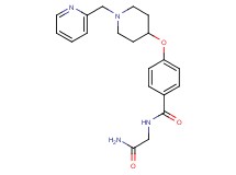 N-(2-amino-2-oxoethyl)-4-{[1-(2-pyridinylmethyl)-4-piperidinyl]oxy}benzamide