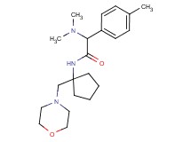2-(dimethylamino)-2-(4-methylphenyl)-N-[1-(4-morpholinylmethyl)cyclopentyl]acetamide