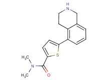 N,N-dimethyl-5-(1,2,3,4-tetrahydroisoquinolin-5-yl)thiophene-2-carboxamide