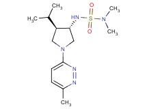 N'-[(3S*,4R*)-4-isopropyl-1-(6-methyl-3-pyridazinyl)-3-pyrrolidinyl]-N,N-dimethylsulfamide