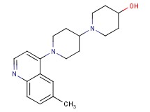 1'-(6-methyl-4-quinolinyl)-1,4'-bipiperidin-4-ol