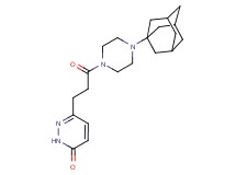 6-{3-[4-(1-adamantyl)-1-piperazinyl]-3-oxopropyl}-3(2H)-pyridazinone