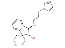 (2R*,3R*)-3-{[3-(1H-imidazol-1-yl)propyl]amino}-2,3-dihydrospiro[indene-1,4'-piperidin]-2-ol