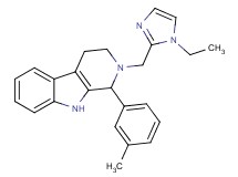 2-[(1-ethyl-1H-imidazol-2-yl)methyl]-1-(3-methylphenyl)-2,3,4,9-tetrahydro-1H-beta-carboline