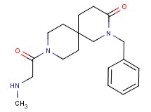 2-benzyl-9-(N-methylglycyl)-2,9-diazaspiro[5.5]undecan-3-one hydrochloride