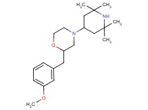 2-(3-methoxybenzyl)-4-(2,2,6,6-tetramethyl-4-piperidinyl)morpholine