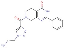 7-{[1-(2-aminoethyl)-1H-1,2,3-triazol-4-yl]carbonyl}-2-phenyl-5,6,7,8-tetrahydropyrido[3,4-d]pyrimidin-4(3H)-one