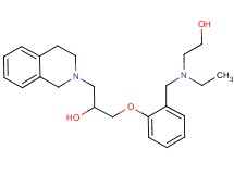 1-(3,4-dihydroisoquinolin-2(1H)-yl)-3-(2-{[ethyl(2-hydroxyethyl)amino]methyl}phenoxy)propan-2-ol