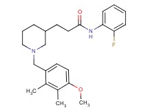 N-(2-fluorophenyl)-3-[1-(4-methoxy-2,3-dimethylbenzyl)-3-piperidinyl]propanamide