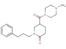 5-[(4-methyl-1-piperazinyl)carbonyl]-1-(3-phenylpropyl)-2-piperidinone