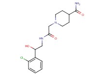 1-(2-{[2-(2-chlorophenyl)-2-hydroxyethyl]amino}-2-oxoethyl)-4-piperidinecarboxamide